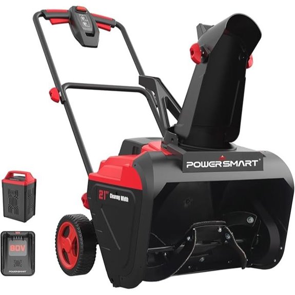 PowerSmart 80V 21-Inch Cordless Snow Blower