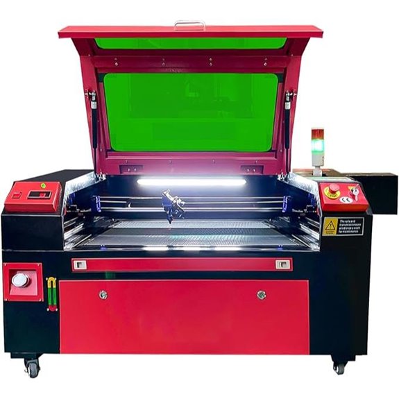 80W CO2 Laser Engraver and Cutter with Air Assist