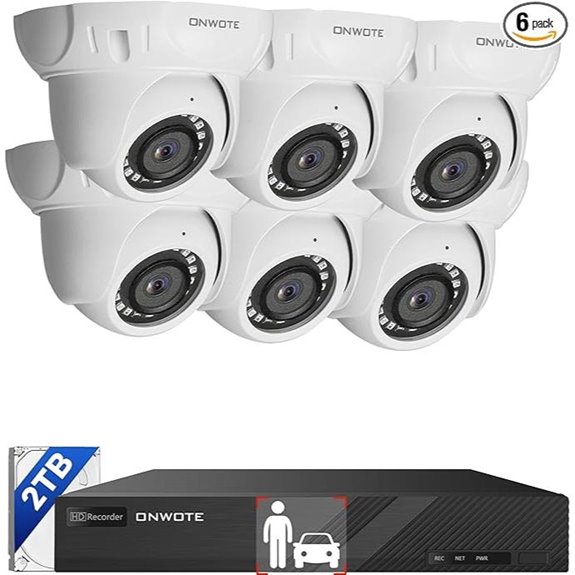 ONWOTE 8-Channel 4K PoE Security Camera System