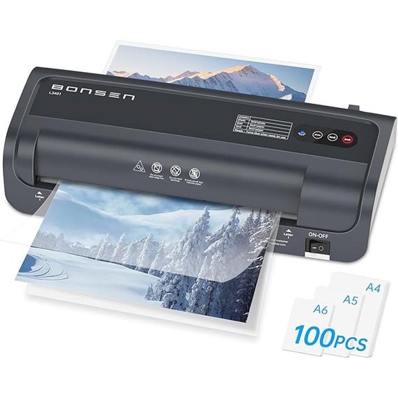 BONSEN A4 Thermal Laminator with 100 Sheets