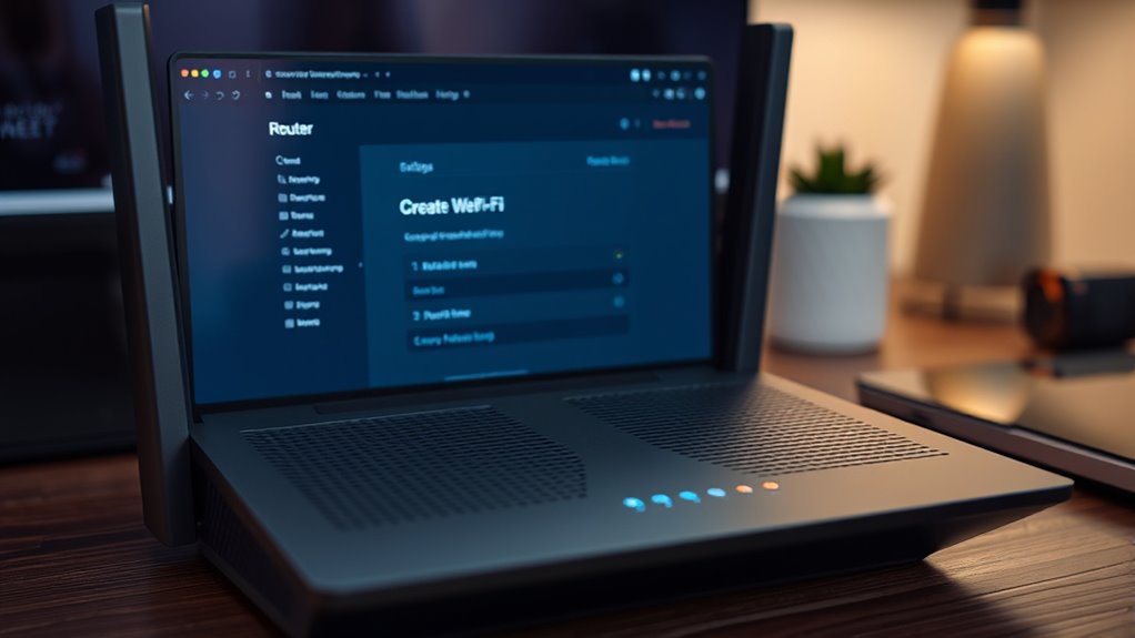 access router settings and options