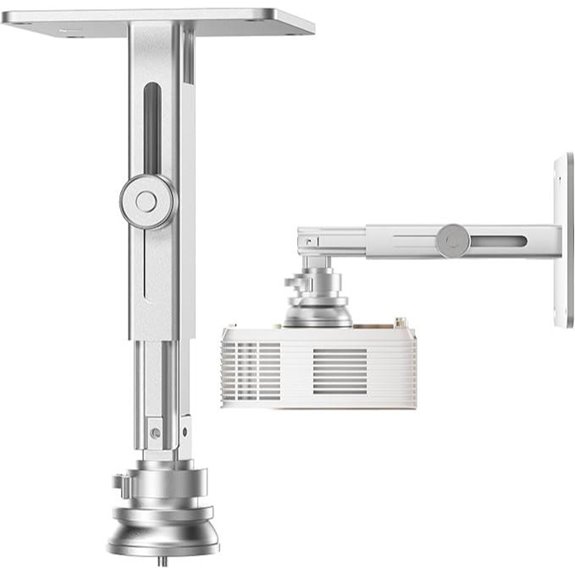 Adjustable Aluminum Projector Ceiling Wall Mount