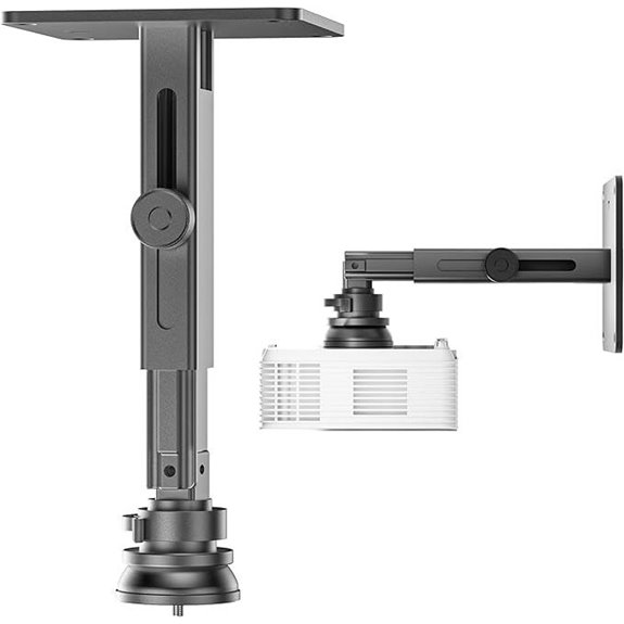 Adjustable Wall Mount for Projectors Aluminum Alloy