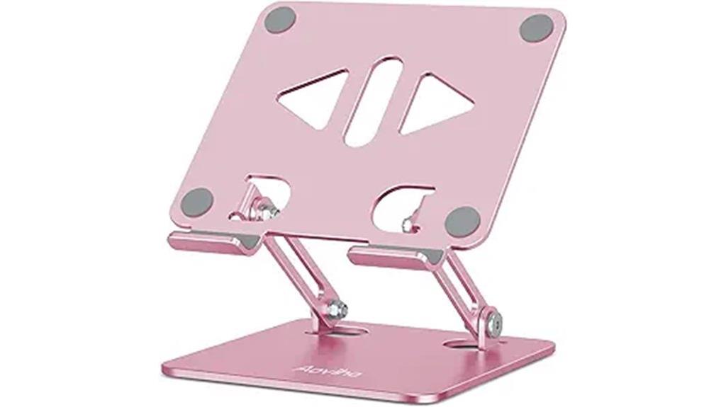 adjustable aluminum tablet holder