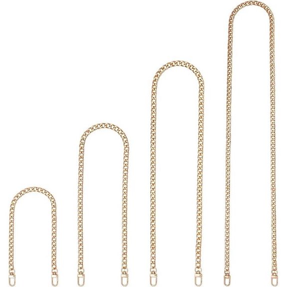Purse Chain Replacement Straps for Handbags (Various Lengths)