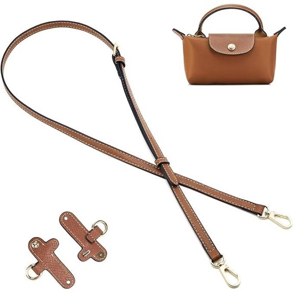 Leather Strap for Longchamp Handbag Adjustable Conversion Kit