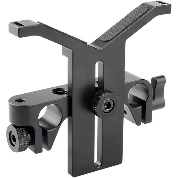 adjustable lens support bracket