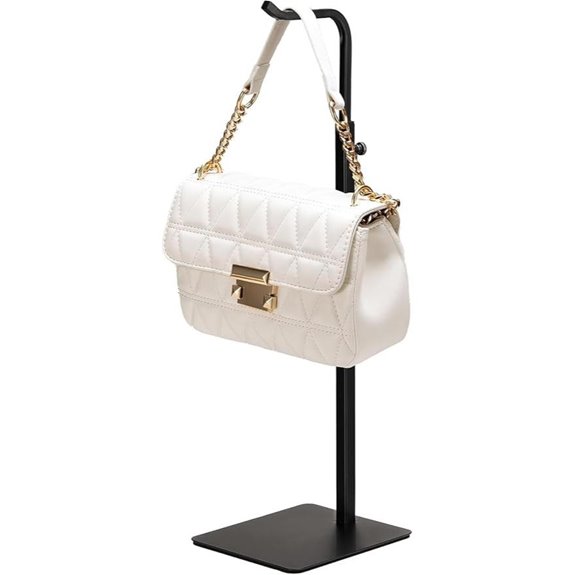 adjustable purse display stand