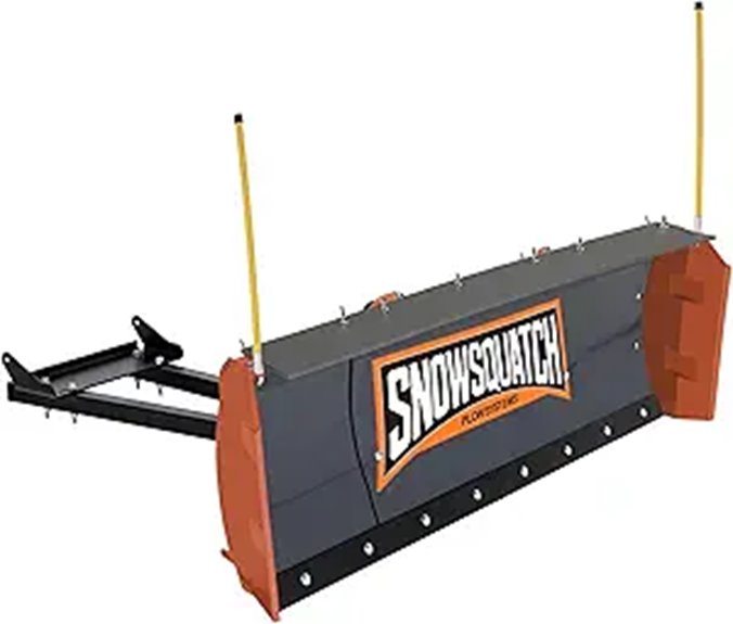 SNOWSQUATCH ATV Snow Plow System with Adjustable Steel Blade