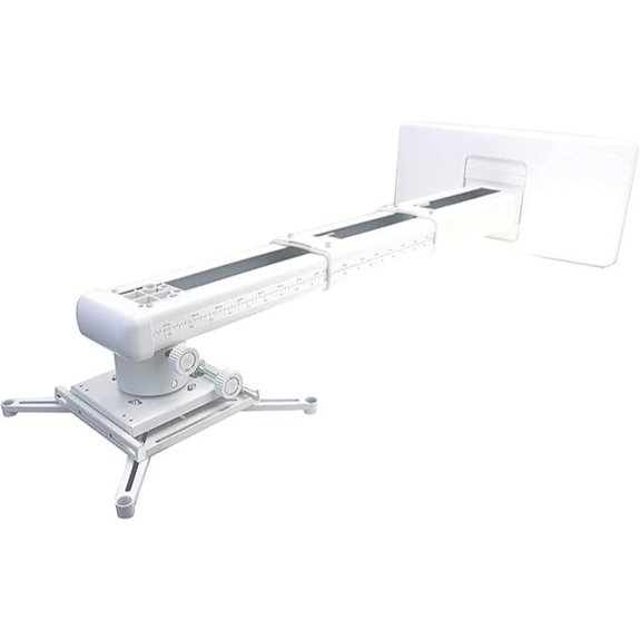 Universal LCD/DLP Projector Wall Mount with Adjustable Arm