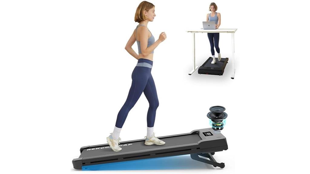 adjustable walking treadmill with bluetooth