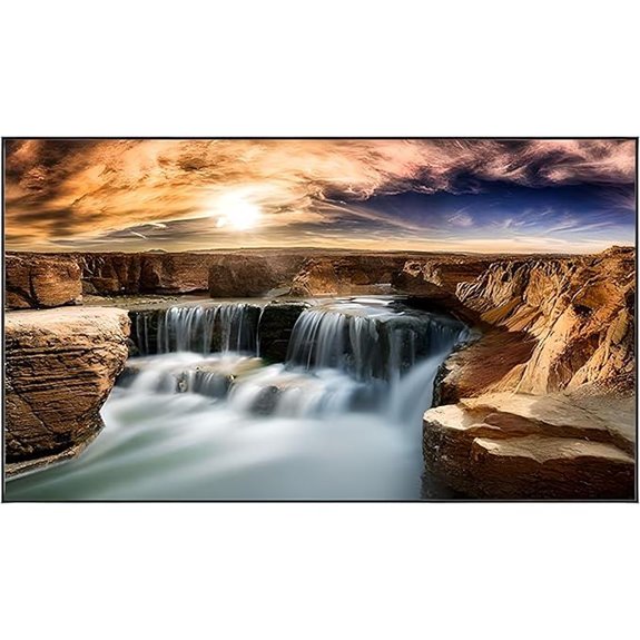 ALR Fixed Frame Projector Screen for Movies & Games