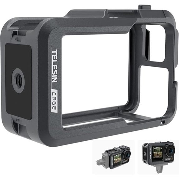 TELESIN Aluminum Cage for DJI Action Cameras