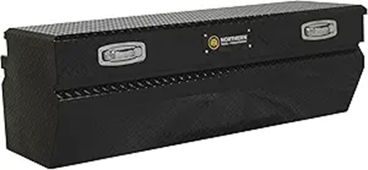 Northern Tool Chest Truck Tool Box Aluminum Gloss Black