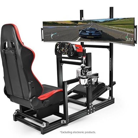 Anman 8040 Aluminum Racing Simulator Cockpit