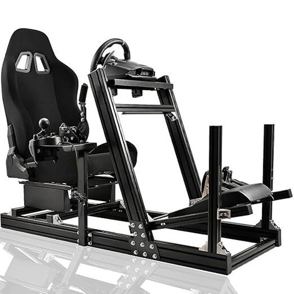 Marada Aluminum Racing Simulator Cockpit (No Wheel)