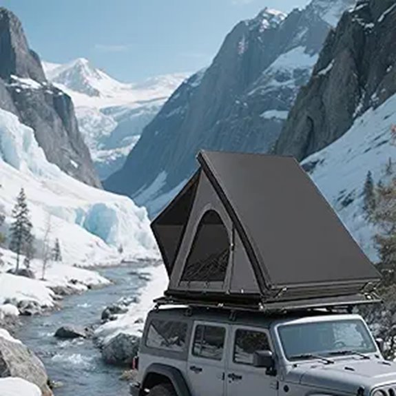 Aluminium Roof Top Tent with LED & Mattress