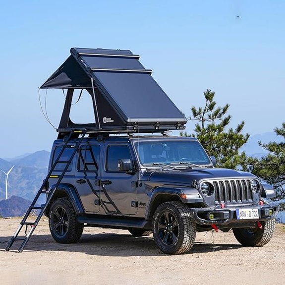 Aluminum Rooftop Tent for SUV Van Jeep Truck