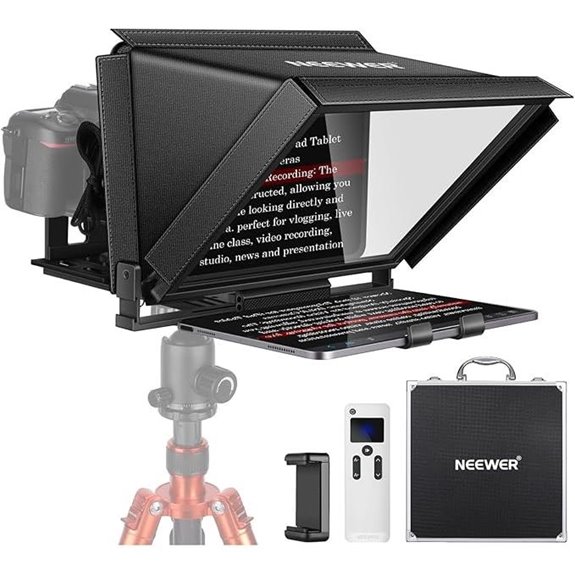 NEEWER X12 Aluminum Teleprompter with Remote