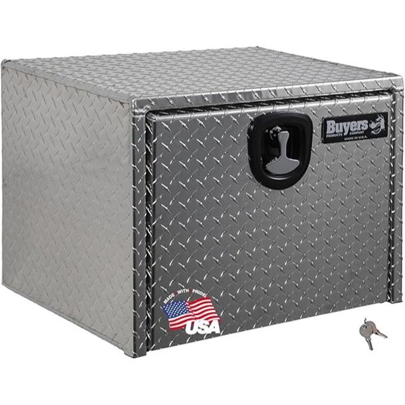 Buyers Aluminum Underbody Truck Tool Box (24x24x24)