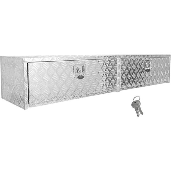 Confote Aluminum Truck Toolbox with Drawers and Keys