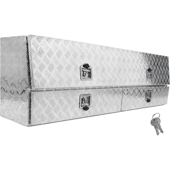 Confote Aluminum Truck Tool Box with Lock & Drawers