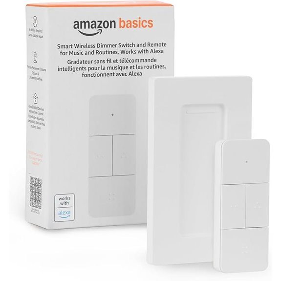 Amazon Basics Alexa Smart Dimmer Switch & Remote