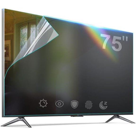 Anti Glare TV Screen Protector for 75 Inch TVs