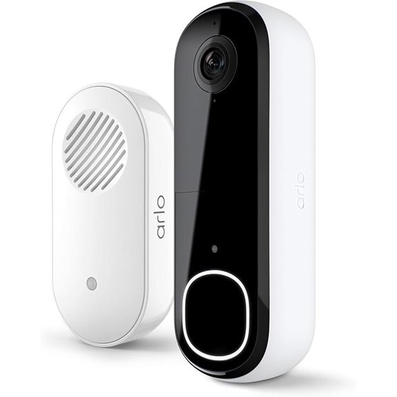Arlo Video Doorbell 2K + Chime 2 (2nd Gen)