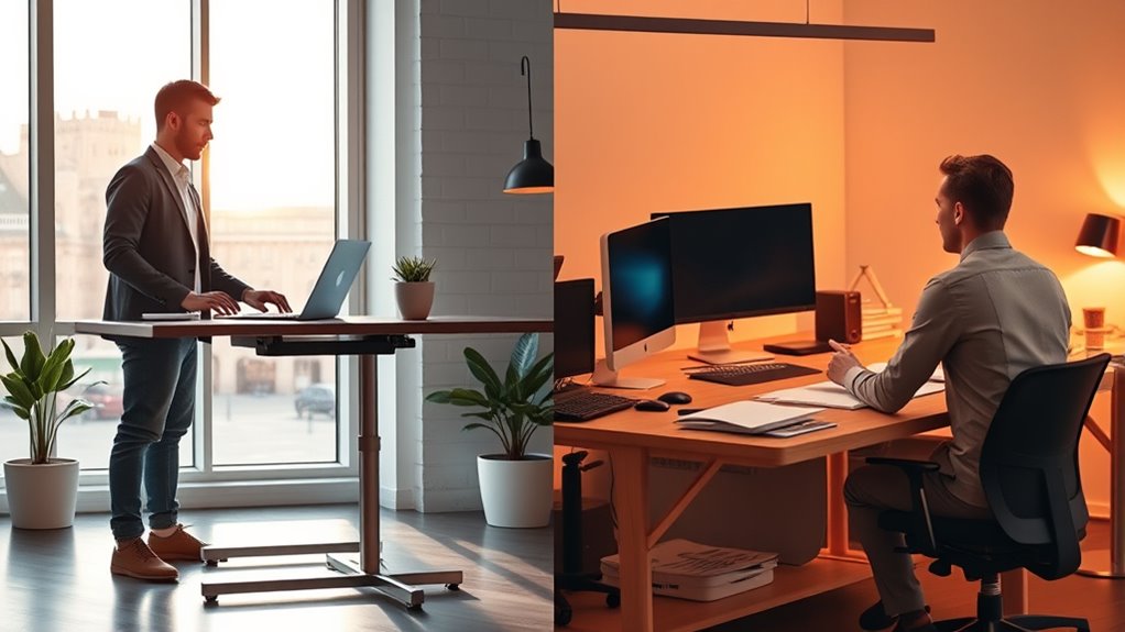 assessing standing desk suitability
