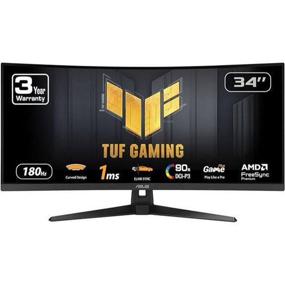 ASUS TUF 34” Ultra-Wide Gaming Monitor (VG34VQ3B)