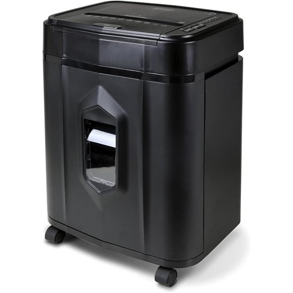Aurora AU120MA Micro-Cut Paper Shredder (Black)