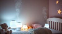 baby room humidifier lights