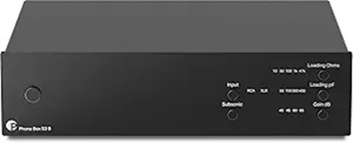 Pro-Ject Phono Box S3 B Balanced & Discrete MM/MC Phono Preamp (Black)
