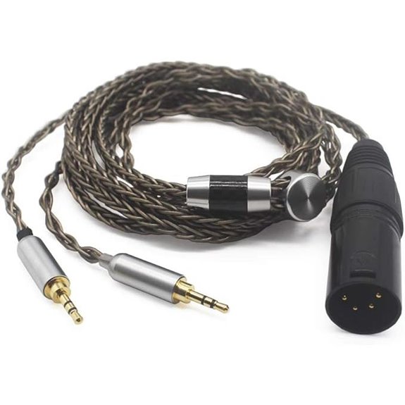 Youkamoo 4-Pin XLR Balanced Headphone Replacement Cable