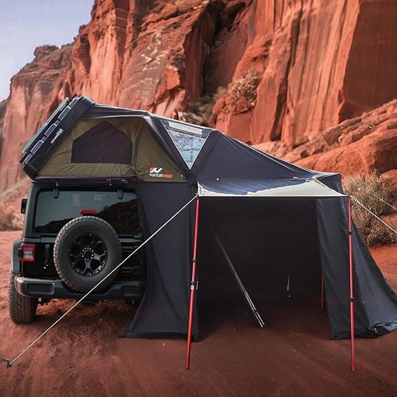 Bayati Naturnest Rooftop Tent with Annex for Camping