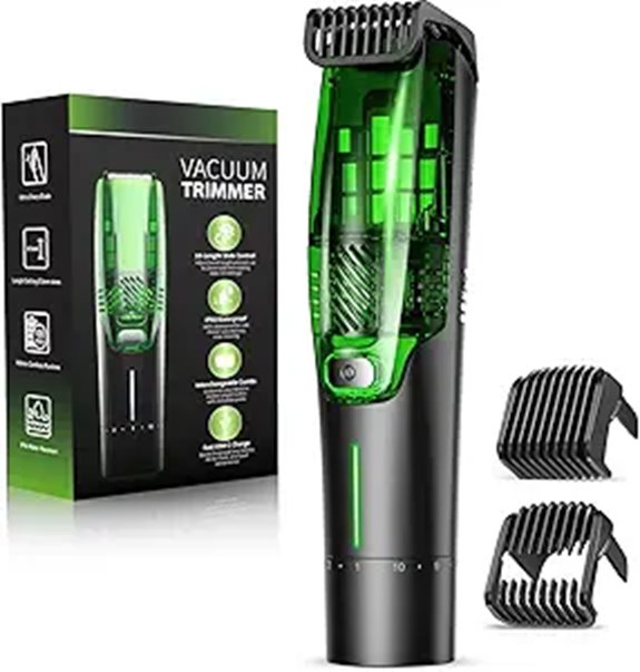 beard trimmer with vacuum