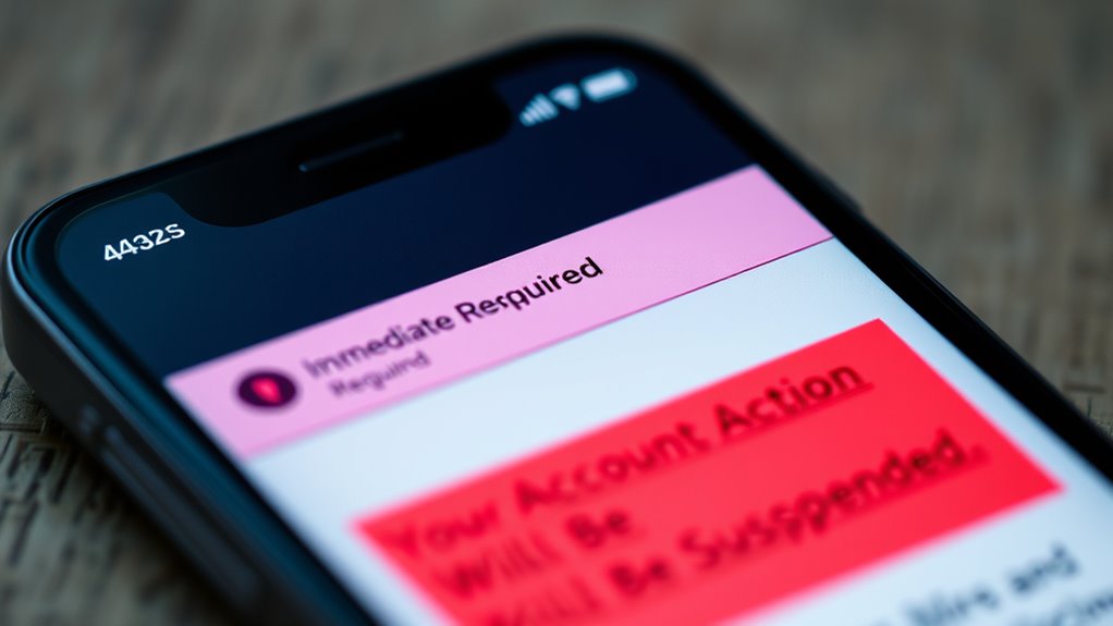 beware of urgent threats