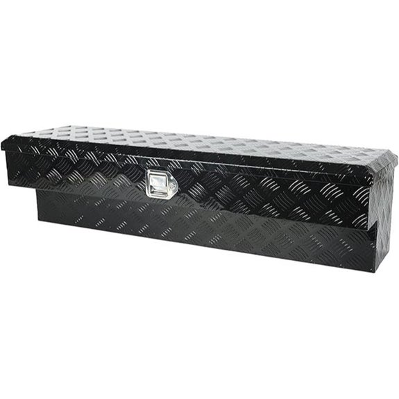 Black Aluminum 48-Inch Side Mount Tool Box