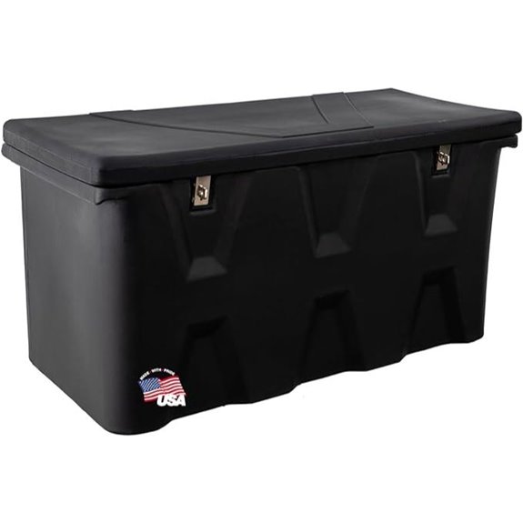 Buyers Products 6.3 cu. ft. Black Poly Storage Chest