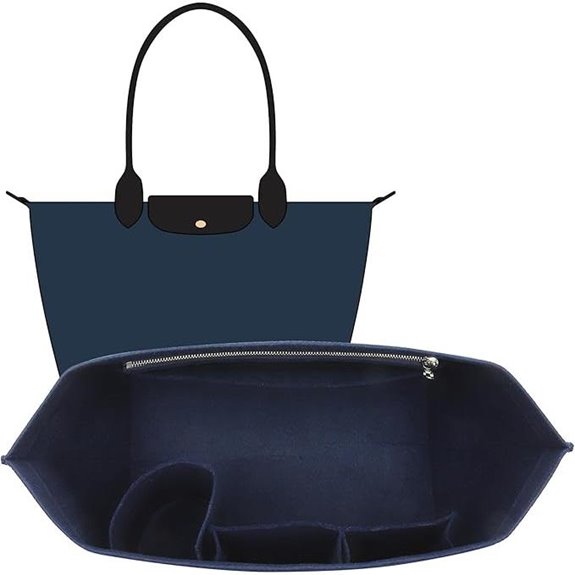 Felt Organizer Insert for Longchamp Bags (Blue Large)