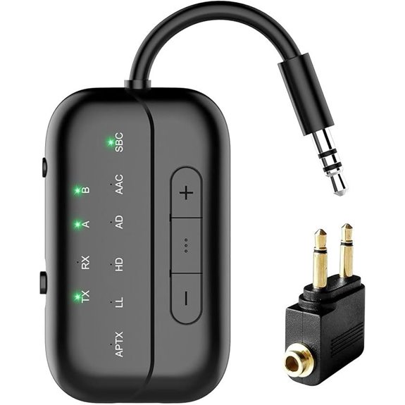 2025 Bluetooth 5.4 Transmitter Receiver for Airplane and Home