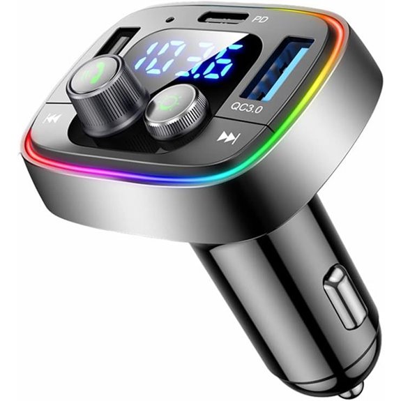 LIHAN USB-C Bluetooth Car Adapter with FM Transmitter