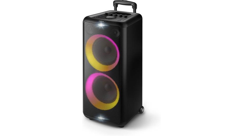 bluetooth speaker with wheels