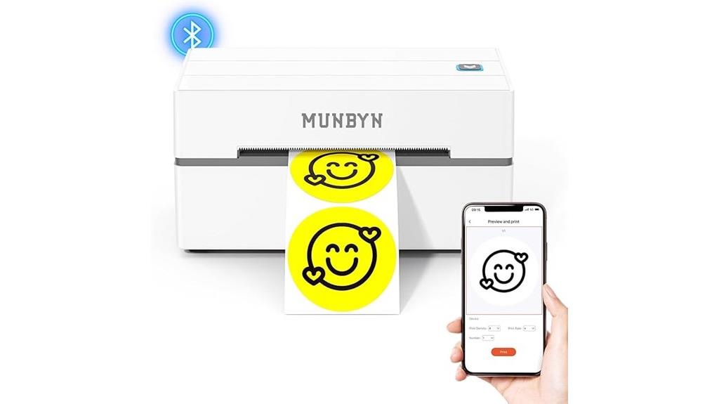 bluetooth thermal shipping printer