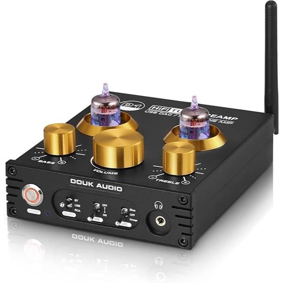 Douk Audio Bluetooth Tube Preamplifier with DAC