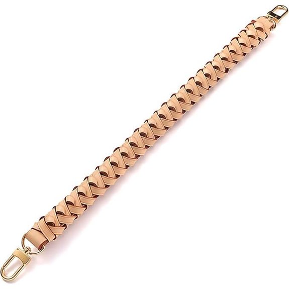 Vachetta Leather Braided Handle for Designer Bags