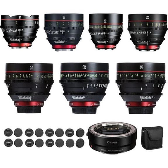 Canon CN-E Cinema Prime Lens Kit (7 Lenses)
