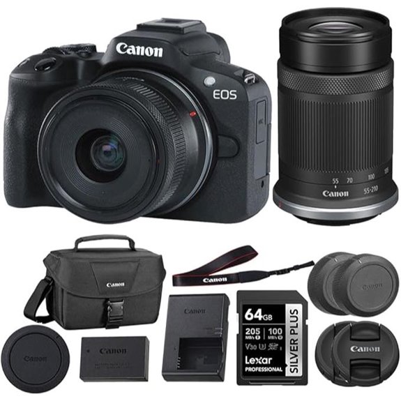 Canon EOS R50 Mirrorless Camera Bundle