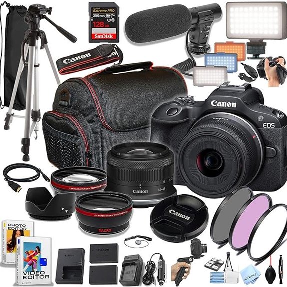 Canon EOS R100 Mirrorless Camera Kit (Renewed)